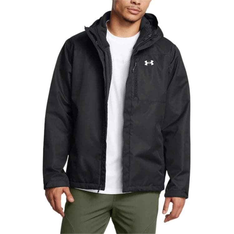Куртка Under Armour Штормовой Куртки Пальто Мужской Черный - изображение 3