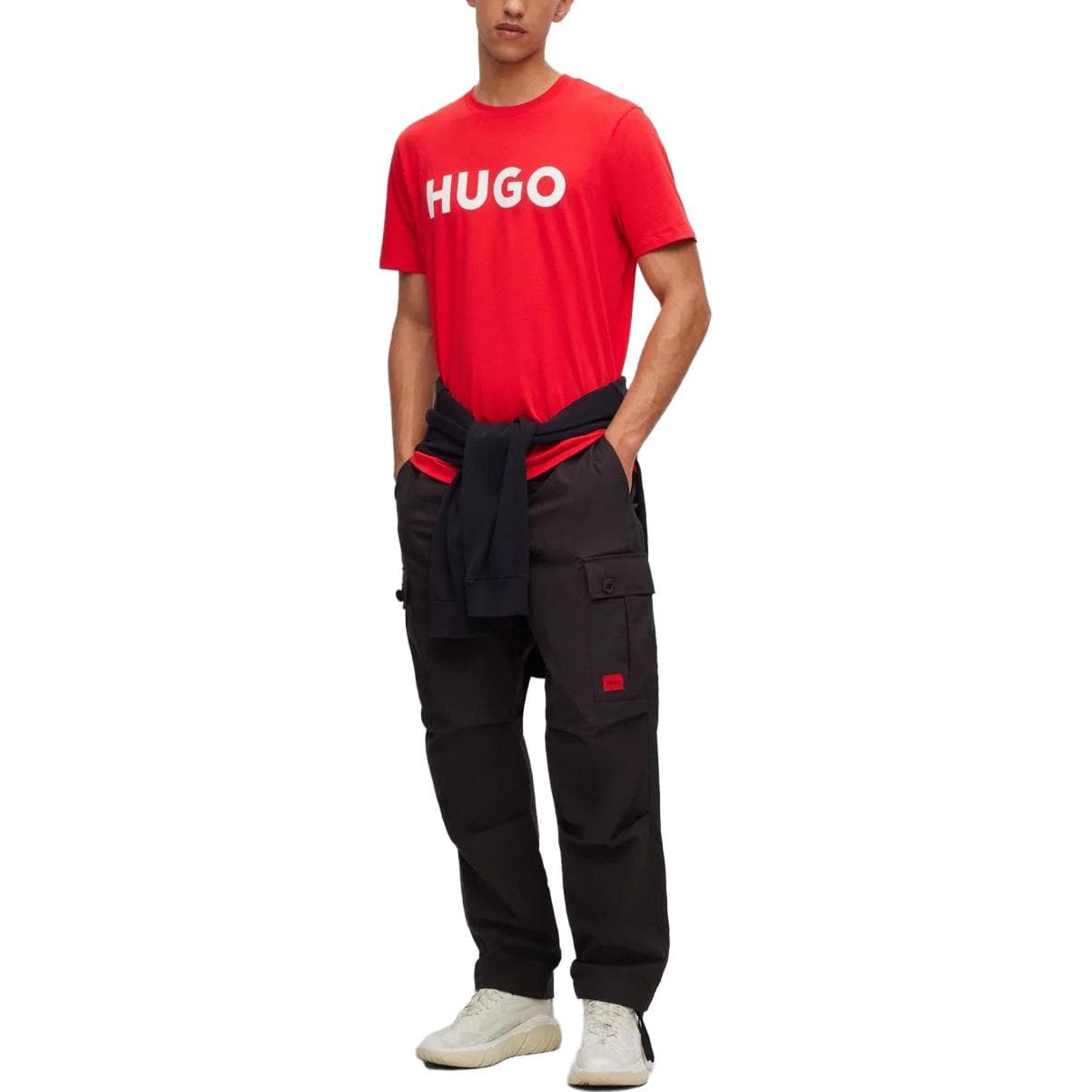 Штаны HUGO BOSS Regular-Fit Cargo Trousers In Ripstop Cotton - изображение 2