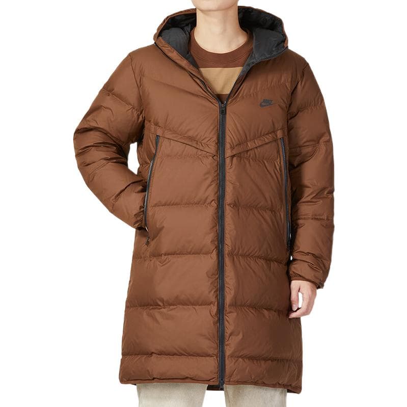 Зимняя куртка Nike Puffer Jacket Brown - изображение 3
