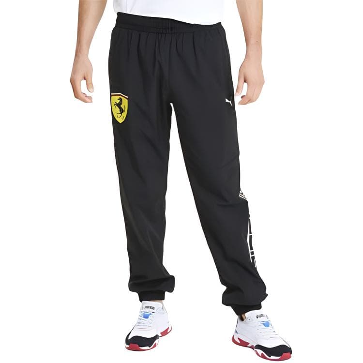 Штаны PUMA x FERRARI Повседневные штаны Мужские Черные - изображение 3