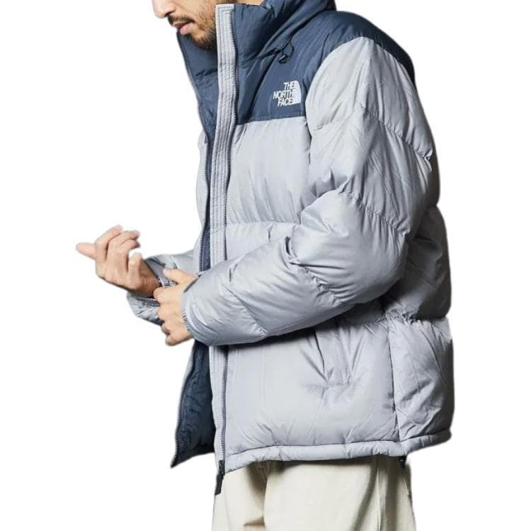 Зимняя куртка The North Face Nuptse Jacket Grey - изображение 5