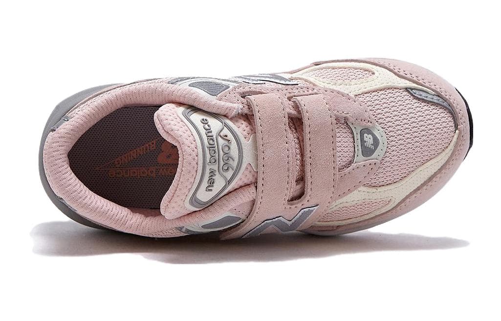 Кроссовки New Balance FuelCell 990v6 Устойчивые к истиранию Низкие Кроссовки для Беговых Занятий Детские Розовые Серые Малыш - изображение 3