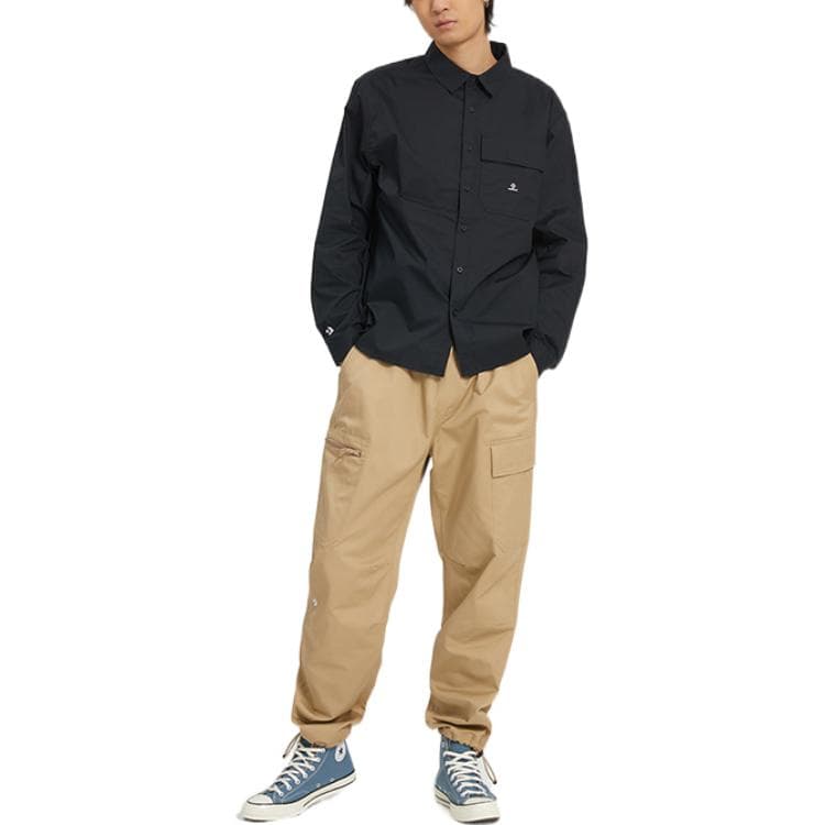 Рубашка Converse FW22 Black Shirt - изображение 3