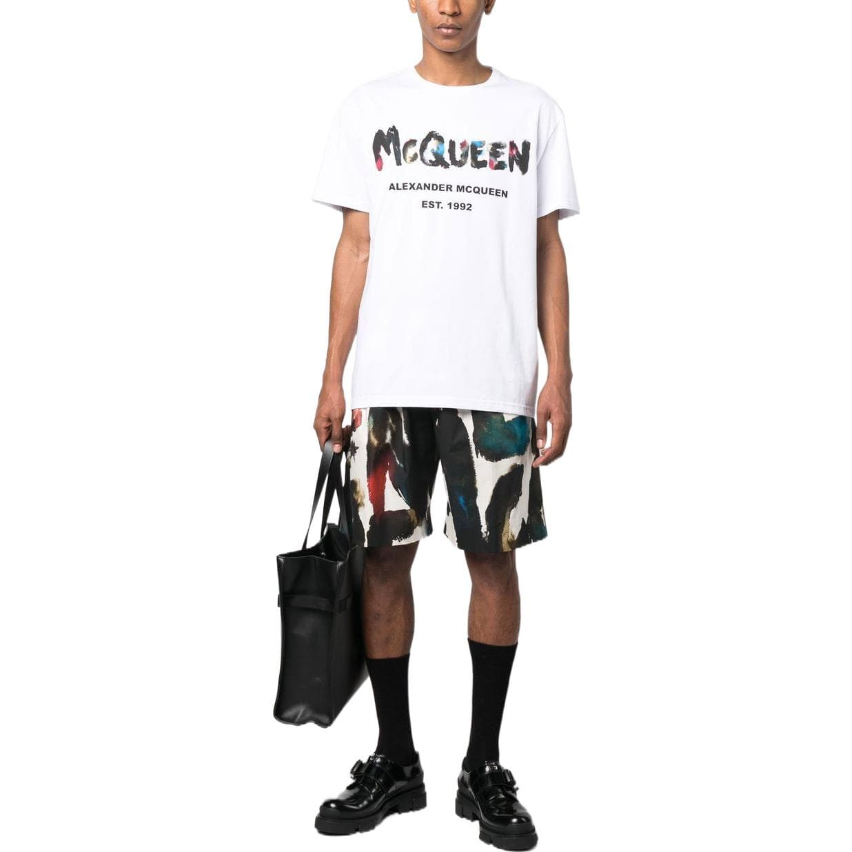 Футболка Alexander McQueen Graffiti SS23 T - изображение 2