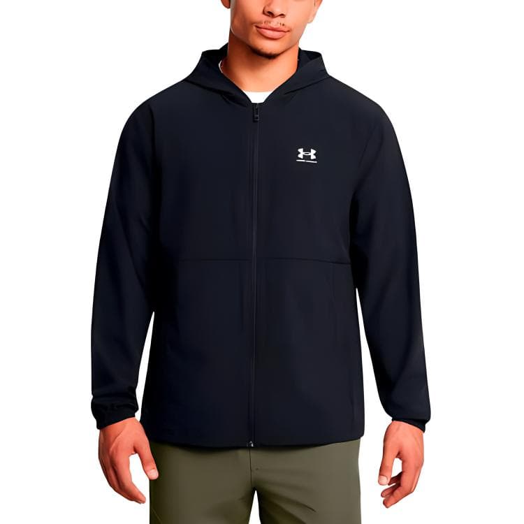 Куртка Under Armour UA vibe Ветровки и Пальто Мужское Черное - изображение 2