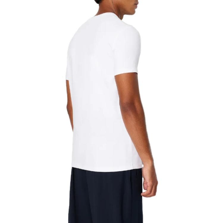 Футболка ARMANI EXCHANGE Slim Fit Stretch Jersey Cotton Logo Design T-Shirt T - изображение 3