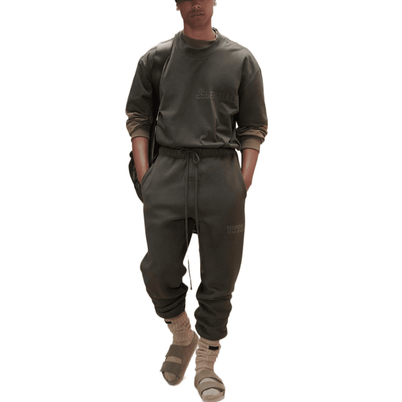 Футболка Fear of God Essentials FW22 Ss Tee Off Black - изображение 3