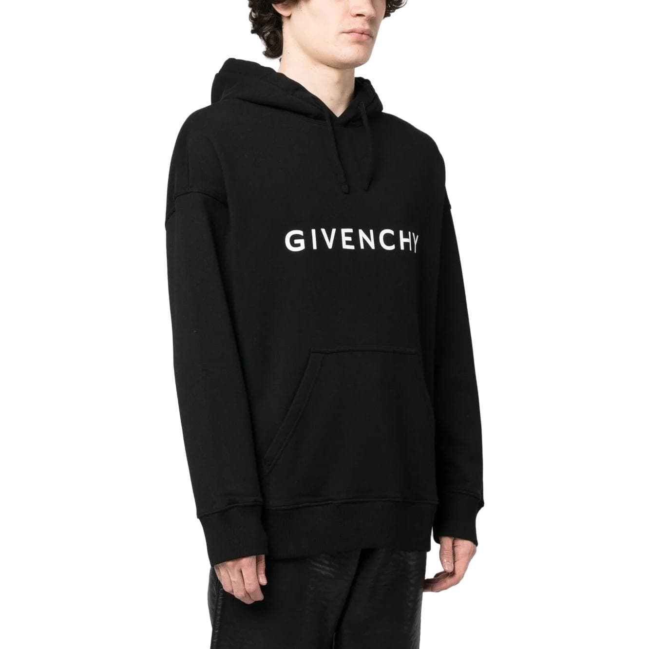 Худи Givenchy FW22 Logo Hoodie Black - изображение 5