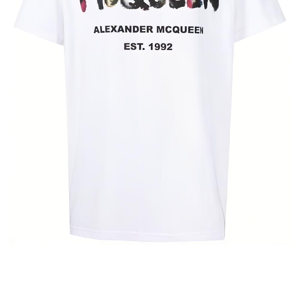 Футболка Alexander McQueen Graffiti SS23 T - изображение 6