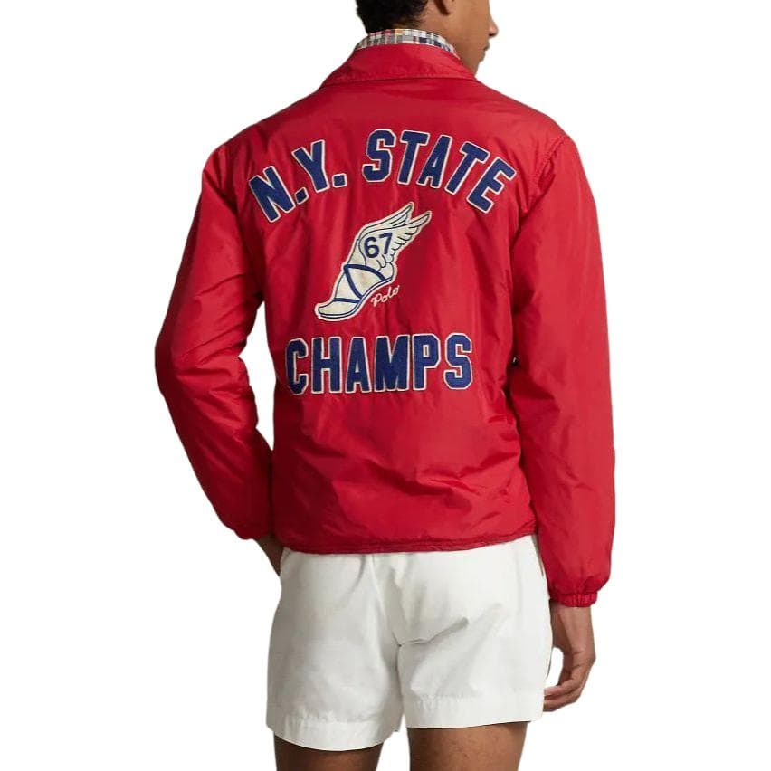 Куртка Polo Ralph Lauren SS24 Water-Repellent Coach Jacket Logo - изображение 4