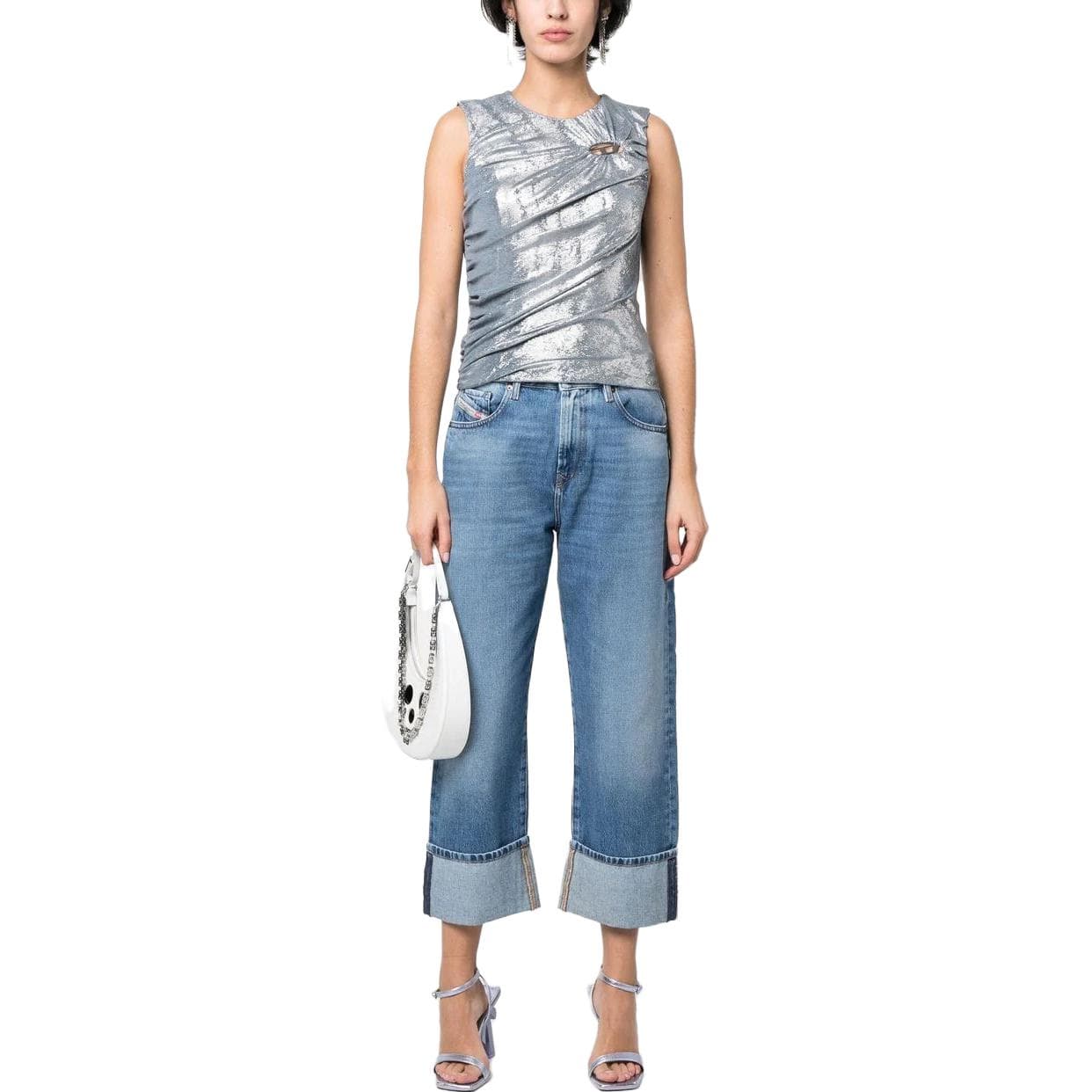 Майка DIESEL SS23 OVAL-DLogo - изображение 2