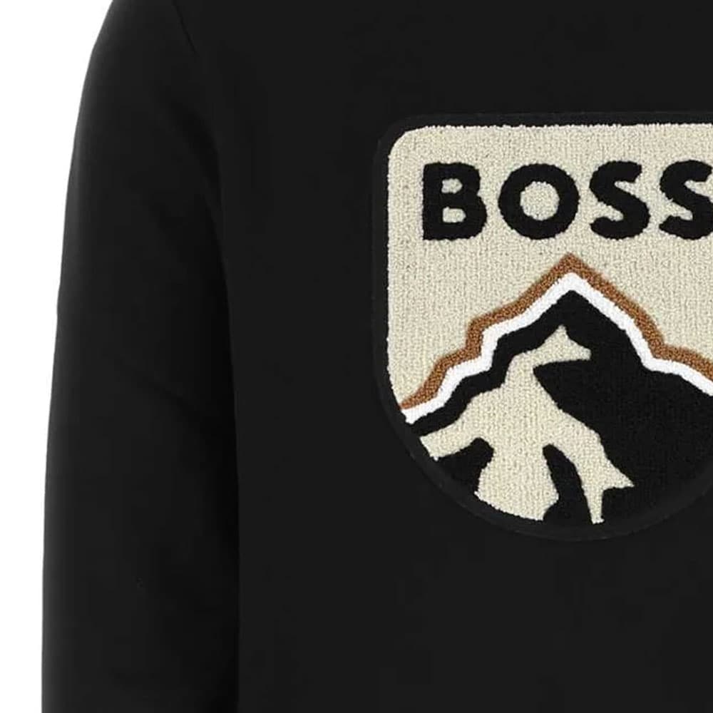 Худи HUGO BOSS SS23 Толстовка Мужской черный - изображение 4
