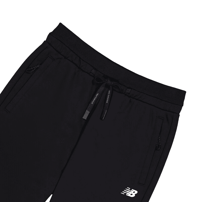Штаны New Balance Повседневные штаны Мужские Черные - изображение 4