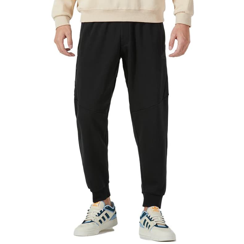 Штаны Adidas Вязаные Тренировочные Штаны Мужские Черные - изображение 4