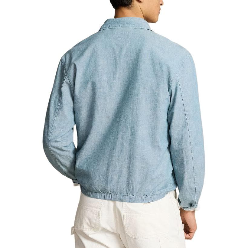 Куртка Polo Ralph Lauren SS24 Logo Embroidered Zip Jacket Indigo - изображение 3