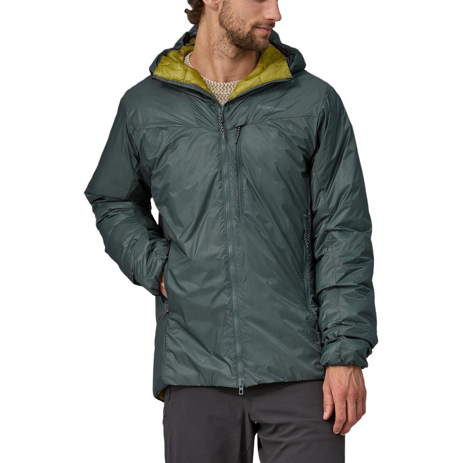 Зимняя куртка пуховик patagonia DAS Light Hoody - изображение 4