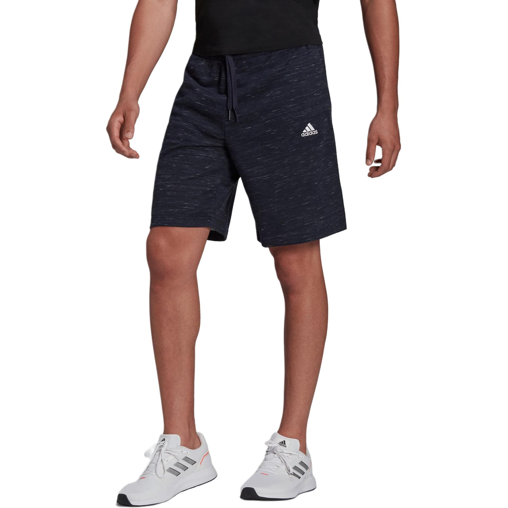 Шорты adidas EssentialMlang ESSENTIALS MLANGE SHORTS logo - изображение 5