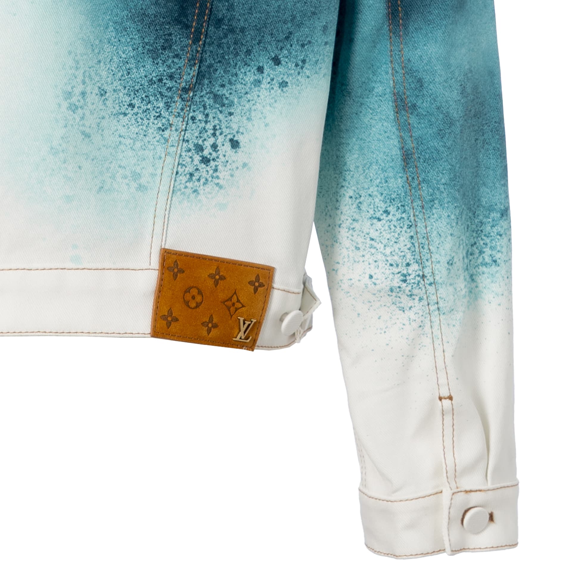 Джинсовая куртка Louis Vuitton SS23 Denim Jacket White - изображение 7