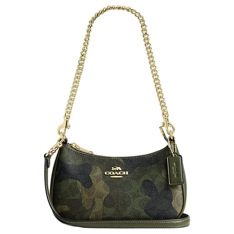 Мини-сумка COACH Teri Искусственная кожа с переработанной кожей Сумка через плечо маленькая женская сумка на плечо - изображение 1