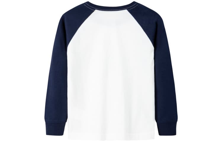 Футболка Converse T-shirt Классический принт с логотипом рукав реглан темно-синий - изображение 2