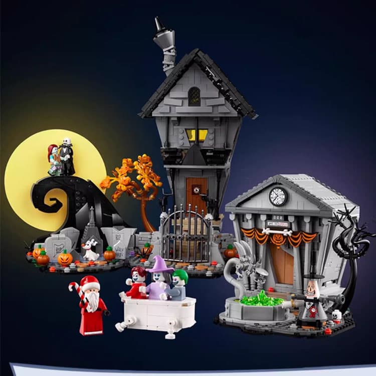 Конструктор LEGO Тим Бёртон "Рождественские ночные страхи" Соберите сам 2193 детали 21351 - изображение 2