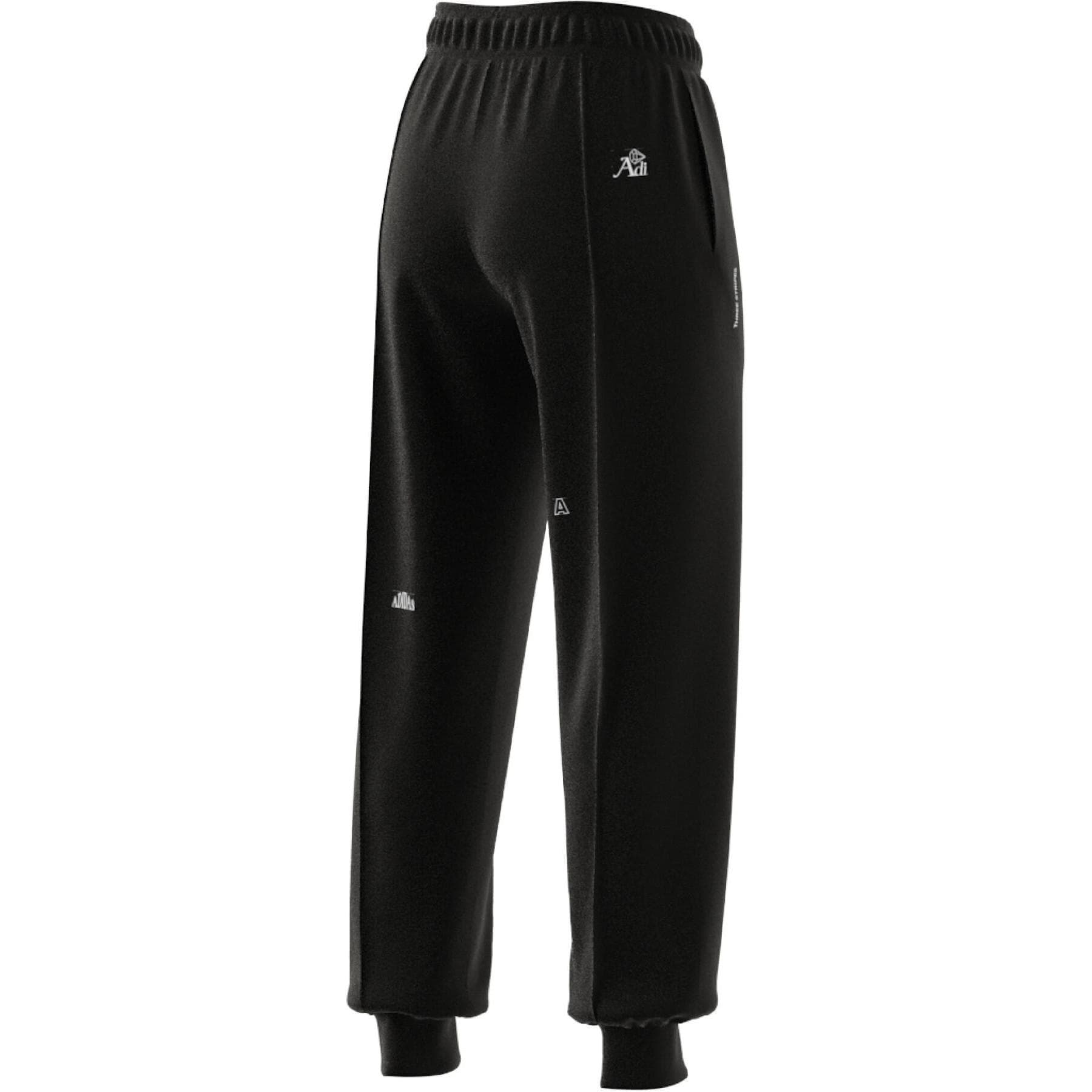Штаны Adidas Черные Женские Вязаные Тренировочные Брюки - изображение 3