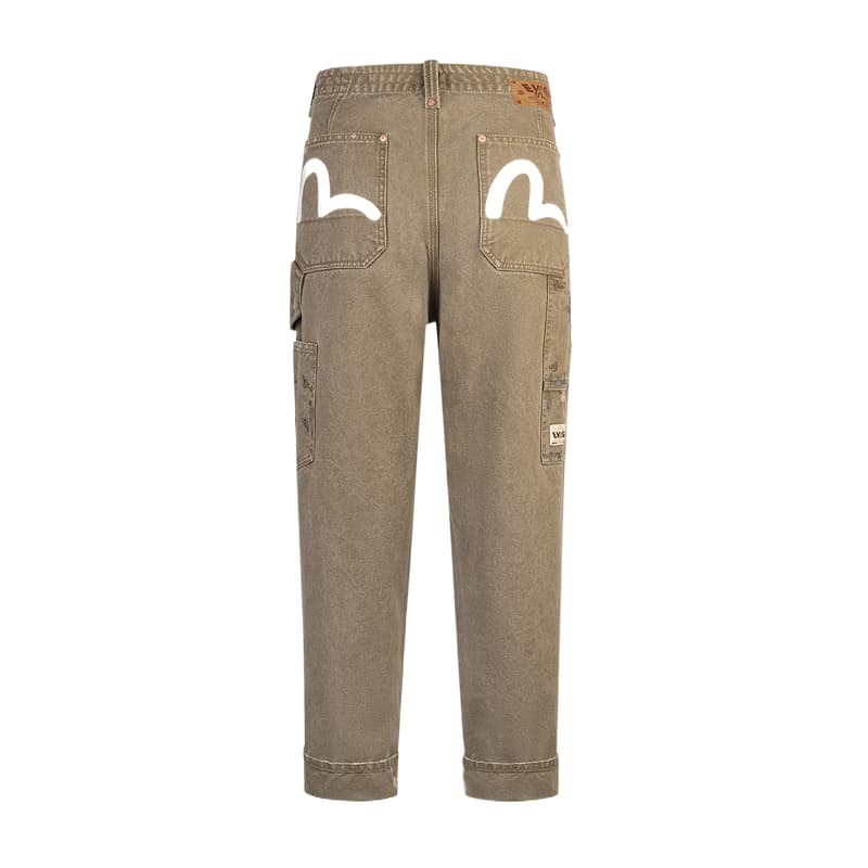 Штаны EVISU 2024 Осенне-зимние джинсы мужские - изображение 2