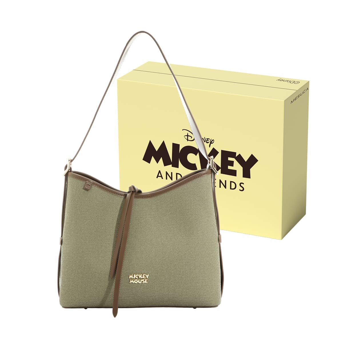 Мини-сумка Disney Mickey SERIES Синтетическая кожа Тоут Сумка Сумки через плечо Женские Коричневый - изображение 1