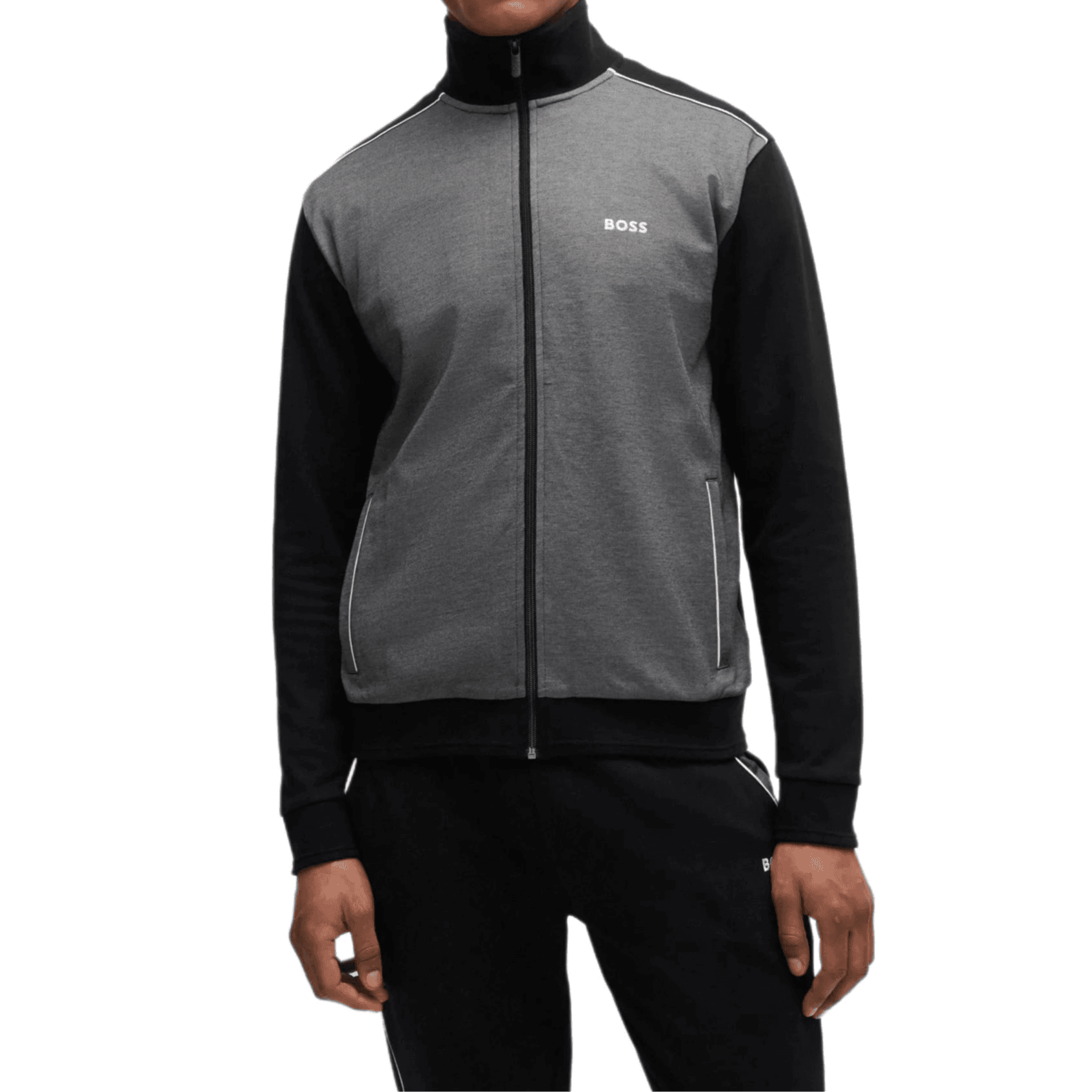 Куртка HUGO BOSS SS24 Куртки и Пальто Мужской Черный - изображение 2