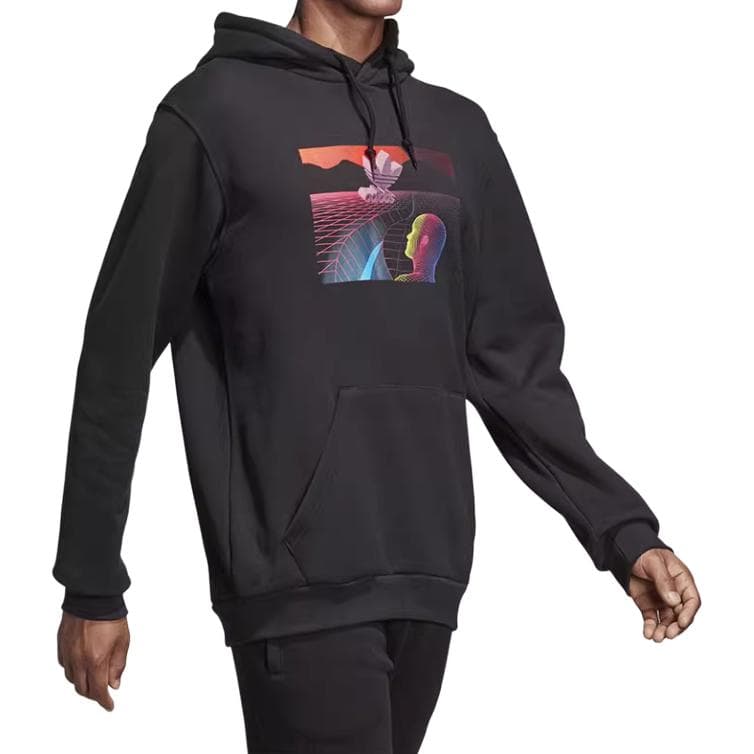 Худи Adidas Originals D Hoody Толстовка Мужской Черный - изображение 6