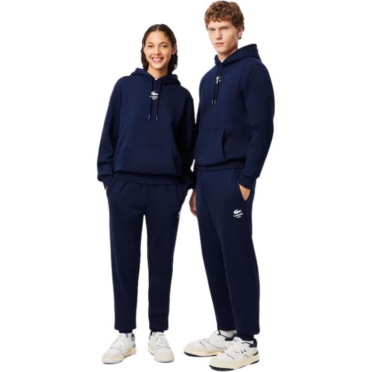 Штаны Вязаные тренировочные брюки LACOSTE унисекс полночный синий - изображение 4