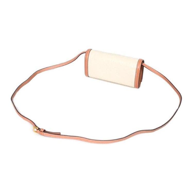 Сумка через плечо Tory Burch Tory Burch T Monogram Лакированная кожа Клатч Сумка через плечо Женская Кремовая текстура - изображение 3