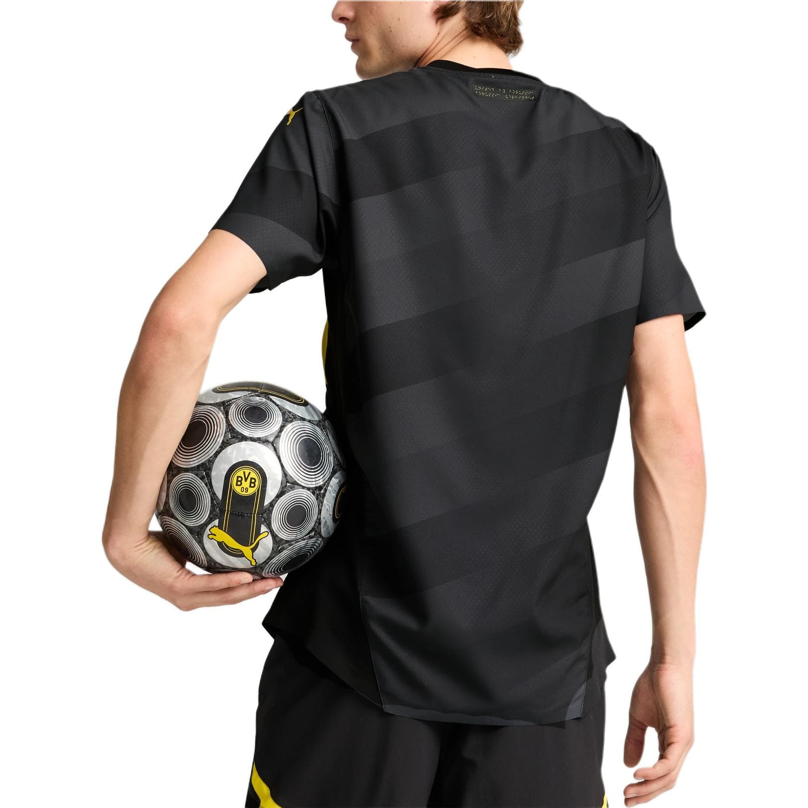PUMA Borussia Dortmund Футбол Джерси Мужской Желтый черный - изображение 5