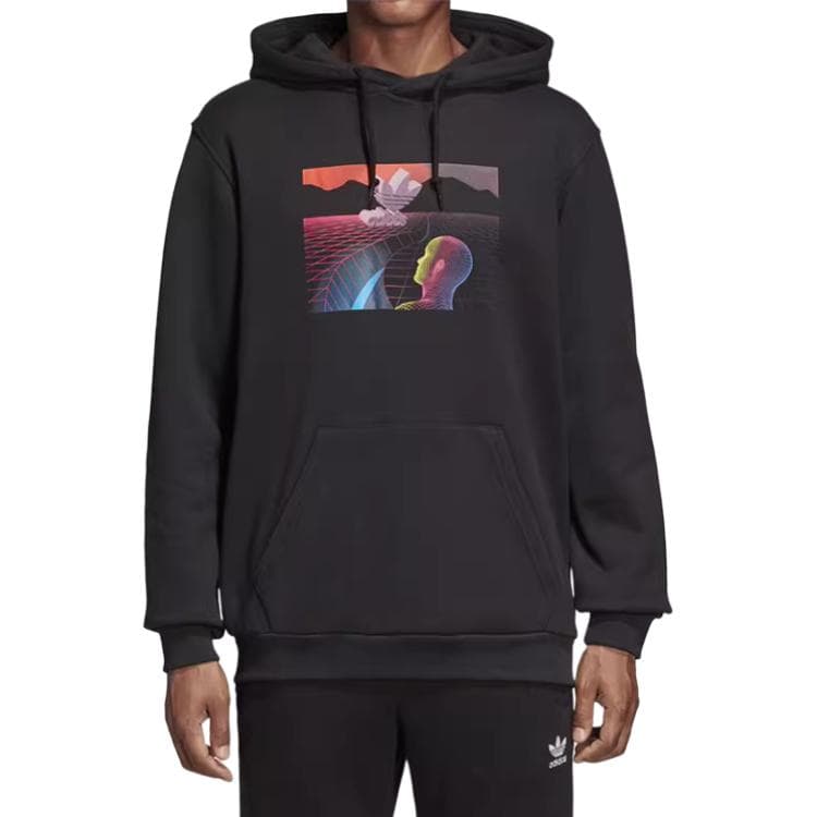 Худи Adidas Originals D Hoody Толстовка Мужской Черный - изображение 3