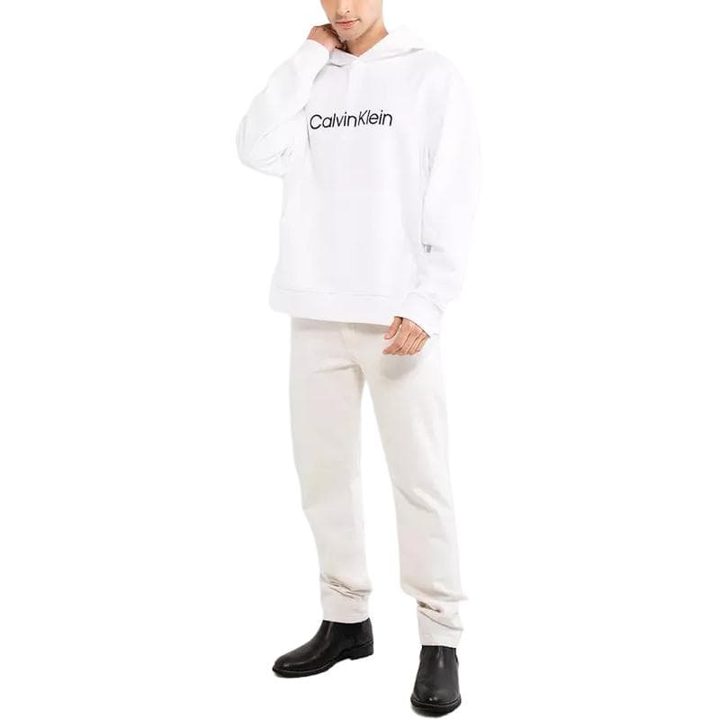Худи Calvin Klein CK Simple Logo Hoodie Bright White - изображение 3