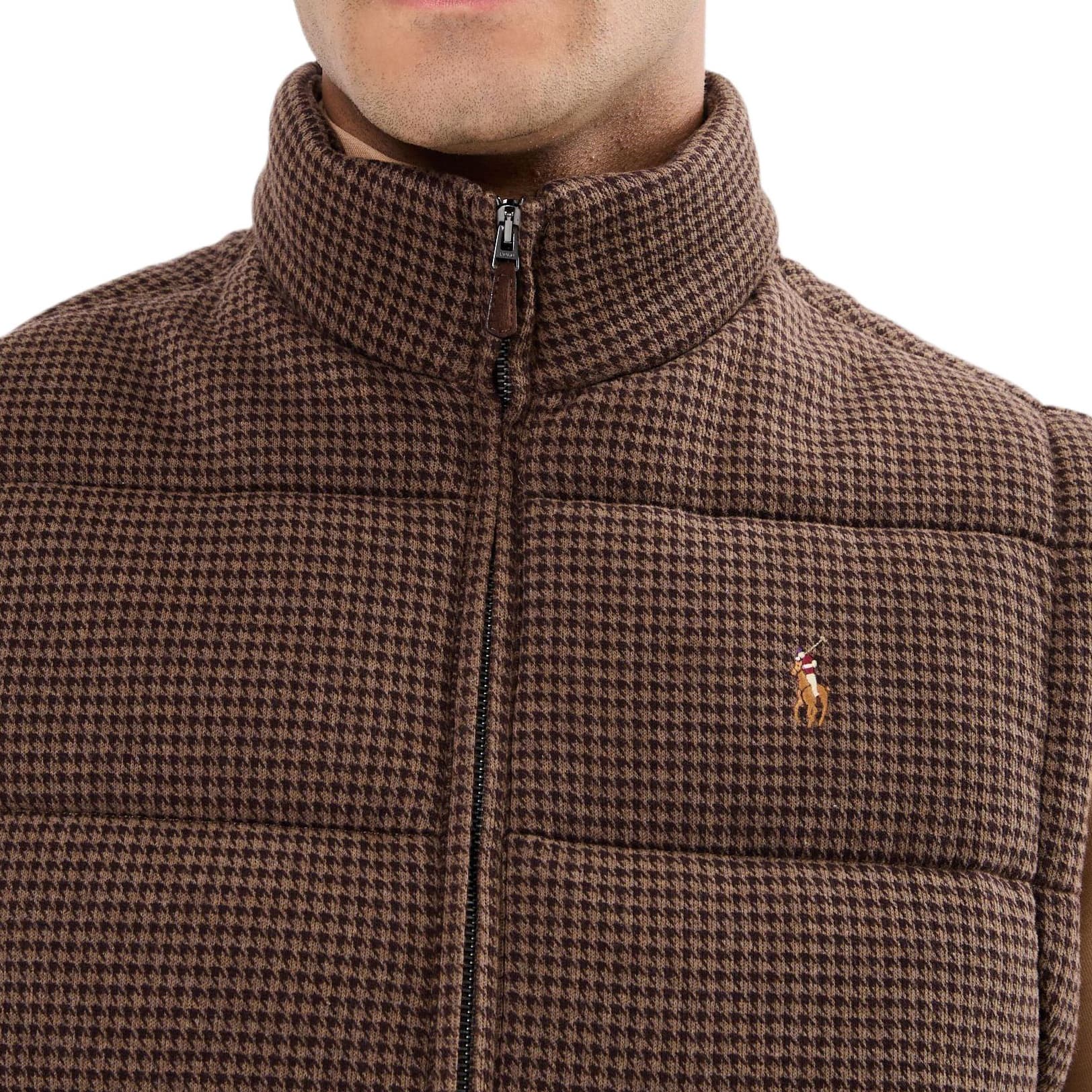 Жилет Polo Ralph Lauren FW24 Мужской жилет коричневого цвета - изображение 5
