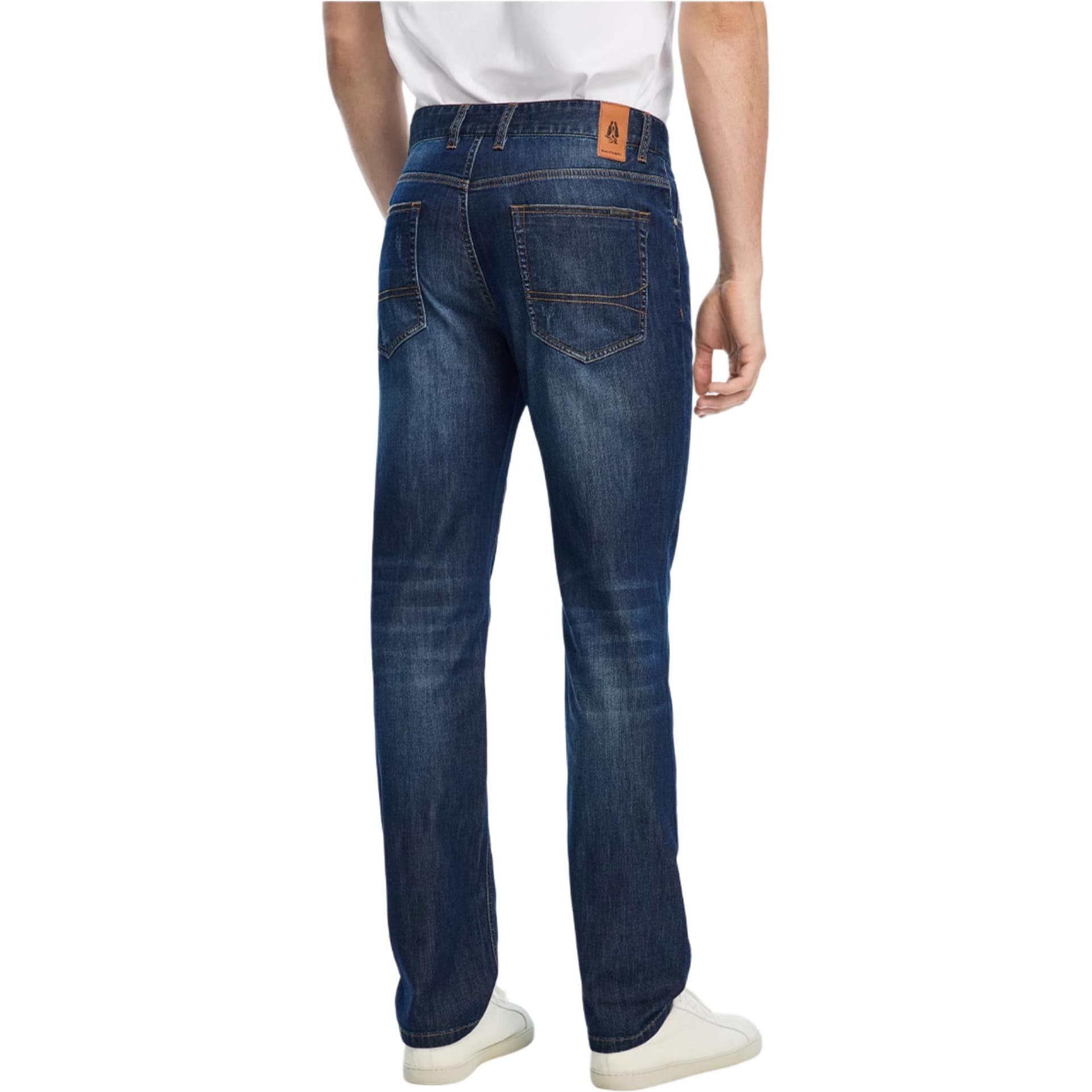 Штаны Hush Puppies Джинсы Мужские Средне-Синие - изображение 3