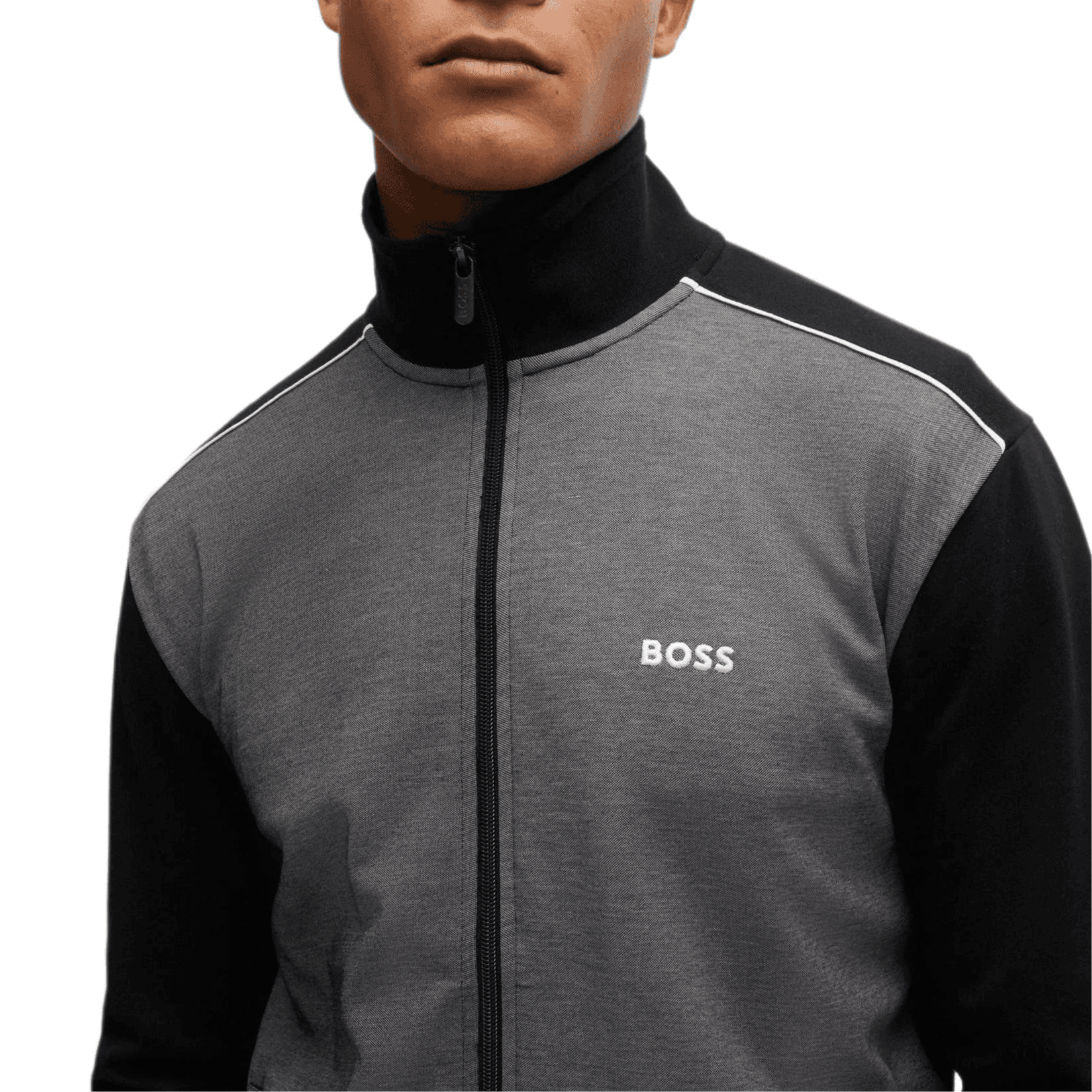 Куртка HUGO BOSS SS24 Куртки и Пальто Мужской Черный - изображение 5