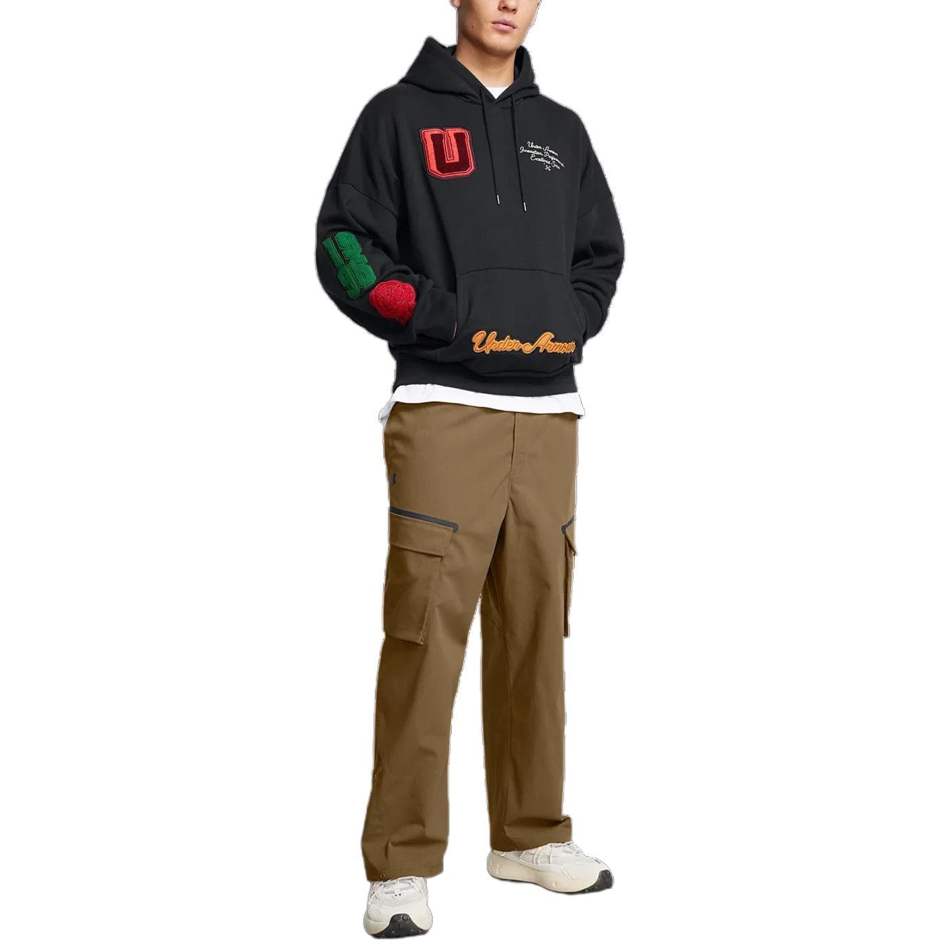Худи Under Armour Icon Толстовка Мужское Черное - изображение 4