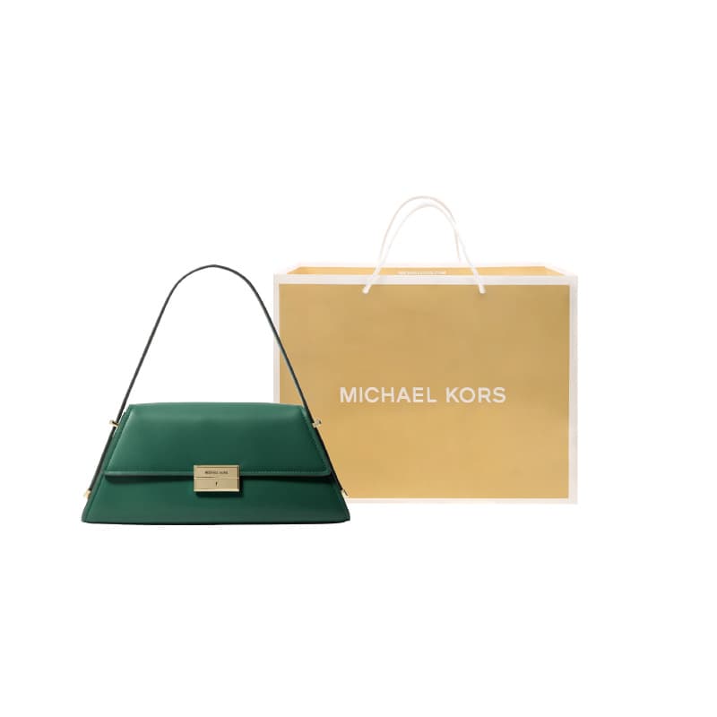 Мини-сумка MICHAEL KORS Сумка из коровьей кожи сумка через плечо среднего размера женская зеленая - изображение 4