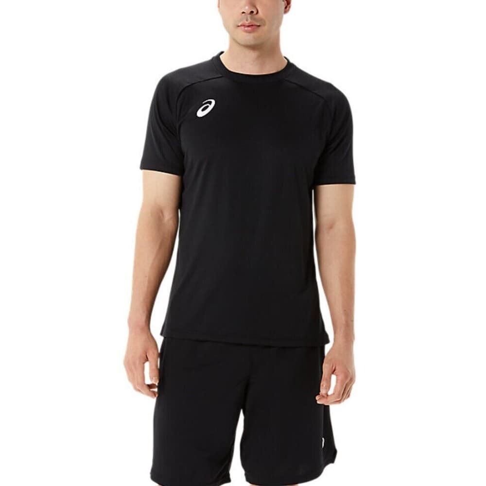 Футболка Asics Мужские Черные T-Рубашки - изображение 3