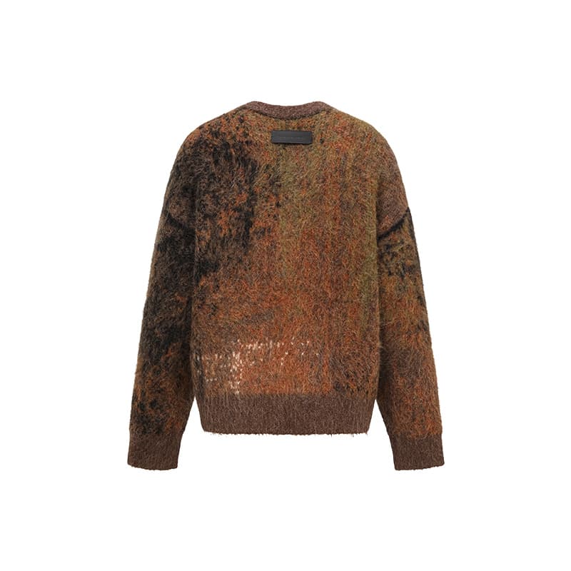 Кардиган Feng Chen Wang AW24 Свитер Женский Красный Коричневый - изображение 2