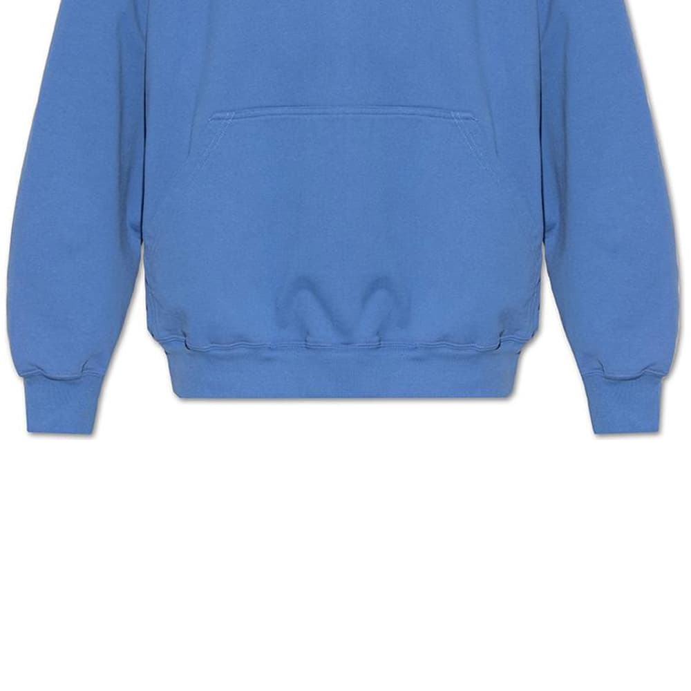 Худи Balenciaga Logo Hoodie Blue - изображение 2