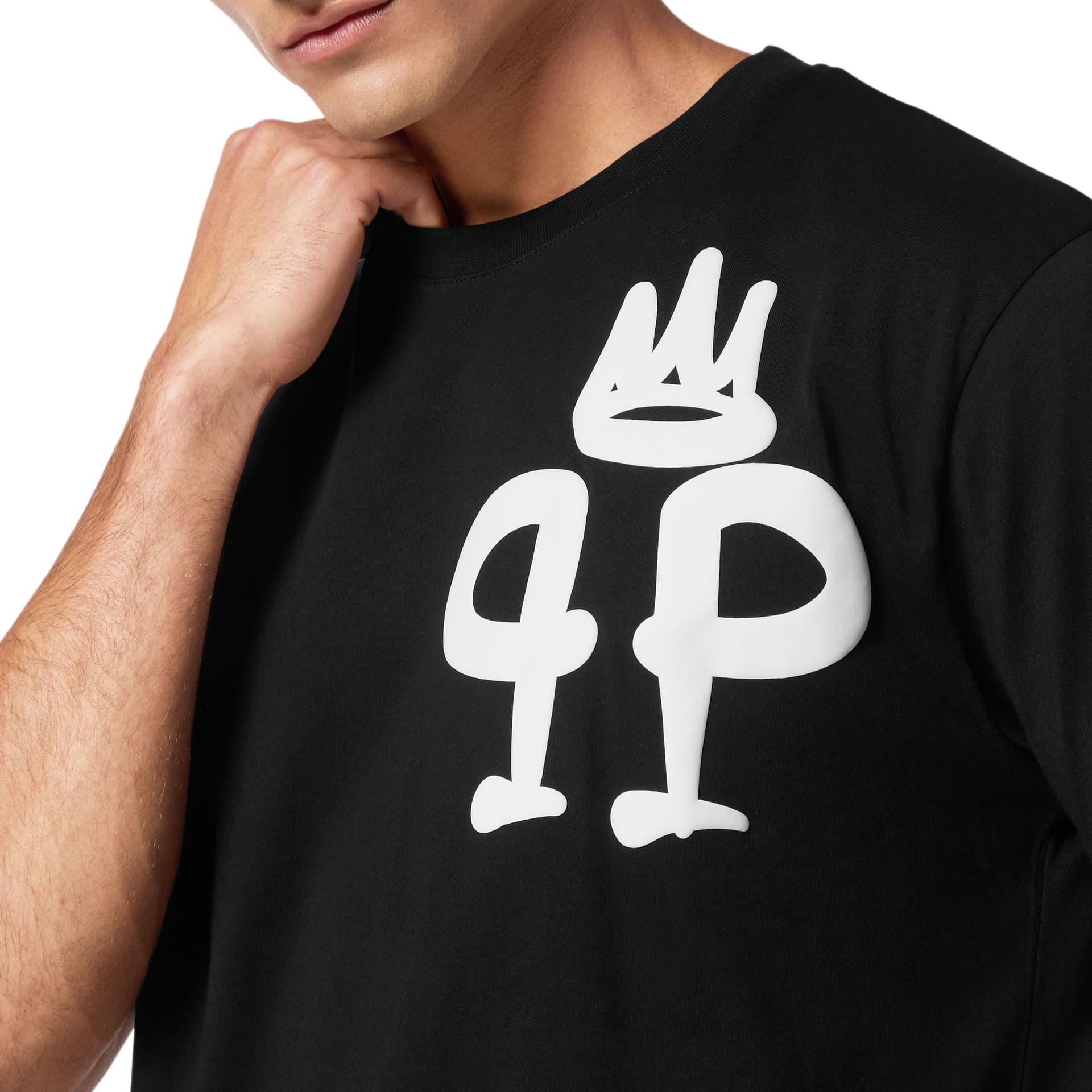 Футболка PHILIPP PLEIN SS24 T Рубашка Мужская Черная - изображение 5