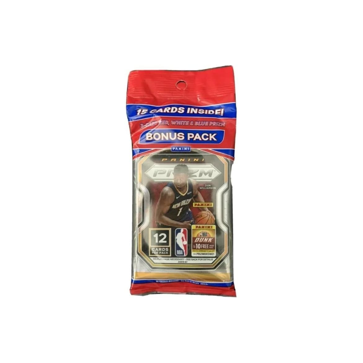 Коллекционные карточки PANINI NBA 2020-21 Prizm NBA Basketball Cello Pack - изображение 4