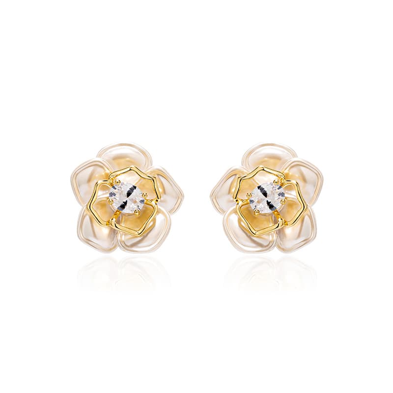 Серьги Серьги-гвоздики из серебра 925 пробы с серебряной иглой QLADY для женщин - изображение 1