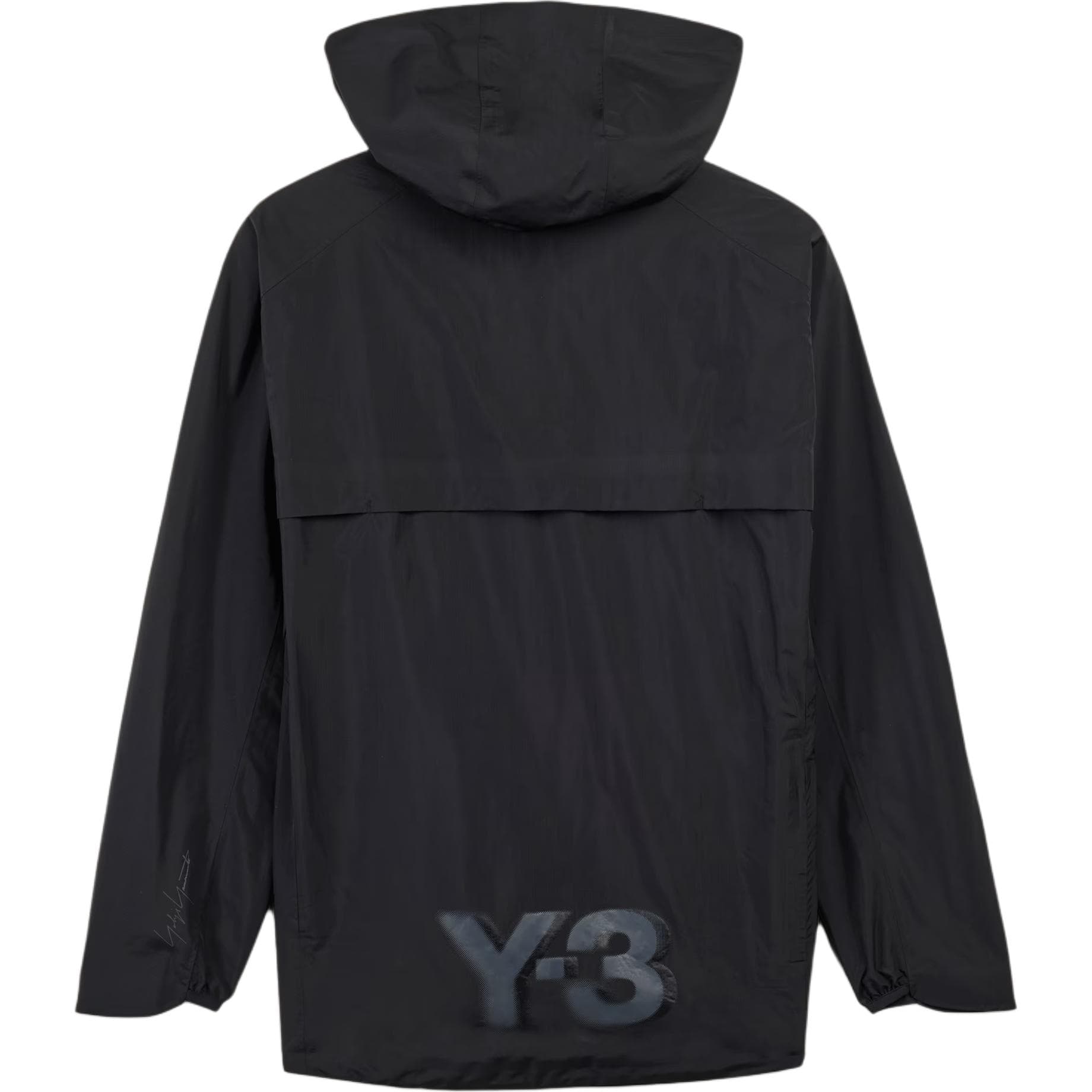 Куртка Y-3 Logo Print Hooded Zip-Up Long Sleeve Jacket Мужской Черный - изображение 2