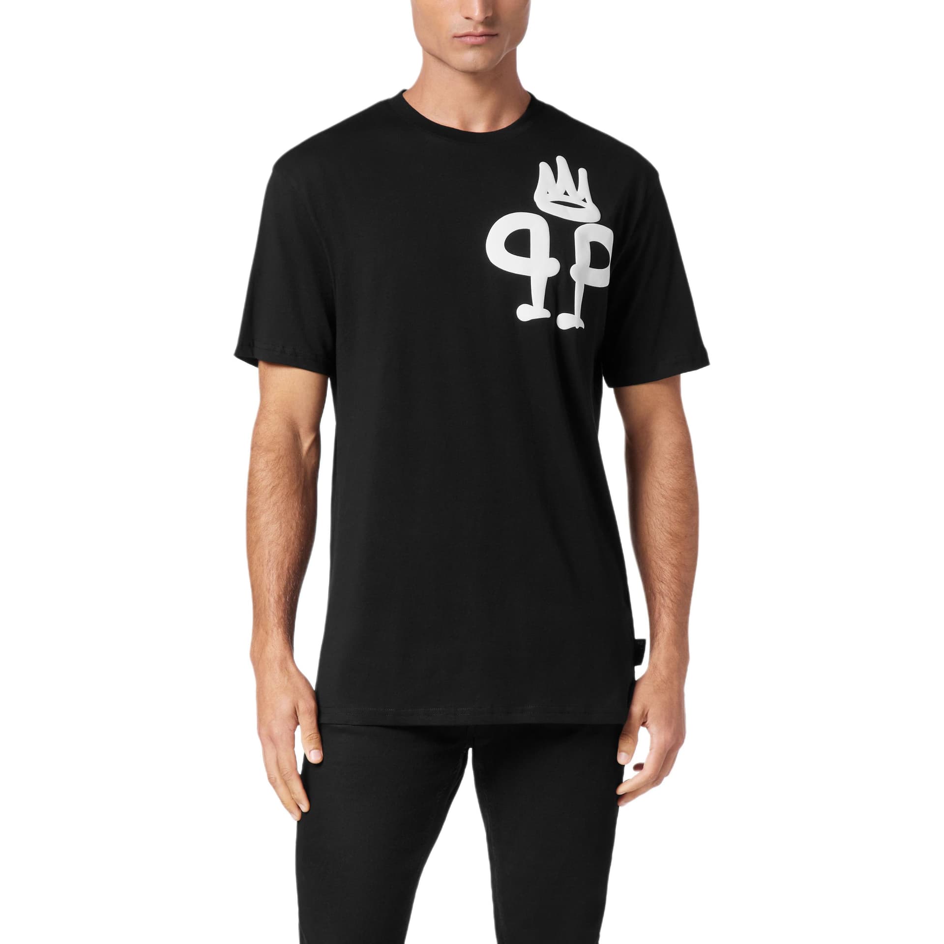Футболка PHILIPP PLEIN SS24 T Рубашка Мужская Черная - изображение 3