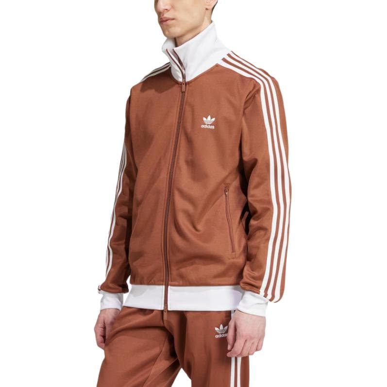 Куртка Adidas Originals Adicolor CLASSICSBECKENBAUER ADICOLOR CLASSICS BECKENBAUER TRACK Топ Куртки Пальто Мужской Коричневый - изображение 2