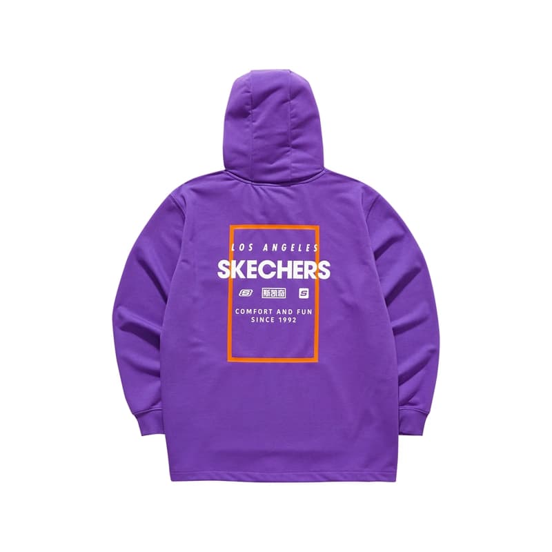 Худи Skechers Basic Casual Collection Толстовка Унисекс Фиолетовый - изображение 2